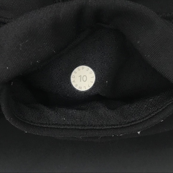 Lululemon High Rise Crop Tights Black 10 - Picture 6 of 11